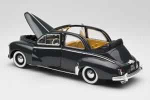 Peugeot 203 Cabriolet Svart Solido 1:18 8156 Metall — bild 5 av 8