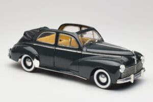 Peugeot 203 Cabriolet Svart Solido 1:18 8156 Metall — bild 6 av 8