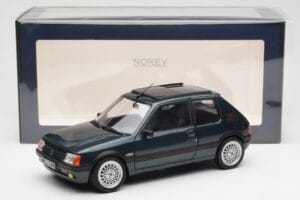 Peugeot 205 GTI 1.9 Magic Sorrento Grön Norev 1:18 184859 Metall — bild 8 av 8