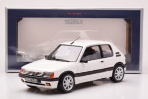 Peugeot 205 GTi 1.9 Meije Vit Norev 1:18 184842 Metall — bild 8 av 8