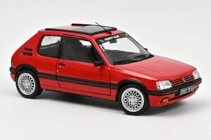 Peugeot 205 GTi 1.9 PTS Deco Vallelunga Röd Norev 1:18 184846 Metall