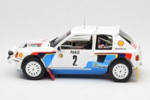 Peugeot 205 T16 #2 A. Vatanen / T. Harryman Rally Monte Carlo 1985 Norev 1:18 184864 Metall — bild 4 av 8