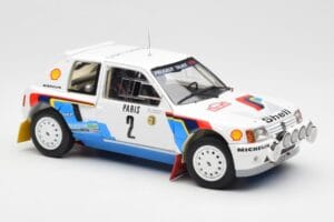Peugeot 205 T16 #2 A. Vatanen / T. Harryman Rally Monte Carlo 1985 Norev 1:18 184864 Metall — bild 6 av 8