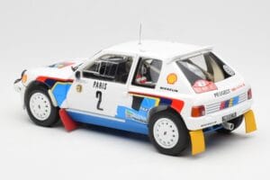 Peugeot 205 T16 #2 A. Vatanen / T. Harryman Rally Monte Carlo 1985 Norev 1:18 184864 Metall — bild 7 av 8