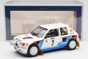 Peugeot 205 T16 #2 A. Vatanen / T. Harryman Rally Monte Carlo 1985 Norev 1:18 184864 Metall — bild 8 av 8