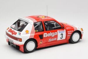 Peugeot 205 T16 #3 B. Darniche / A. Mahe Rally Ypres 1985 IXO 1:18 18RMC135 Metall — bild 2 av 6