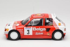 Peugeot 205 T16 #3 B. Darniche / A. Mahe Rally Ypres 1985 IXO 1:18 18RMC135 Metall — bild 3 av 6