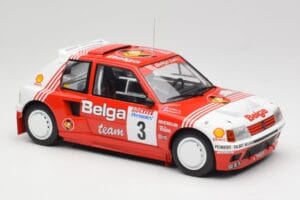 Peugeot 205 T16 #3 B. Darniche / A. Mahe Rally Ypres 1985 IXO 1:18 18RMC135 Metall — bild 4 av 6