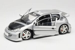 Peugeot 206 MTK Silver Solido 1:18 1817 Metall — bild 2 av 8