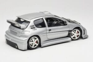Peugeot 206 MTK Silver Solido 1:18 1817 Metall — bild 3 av 8
