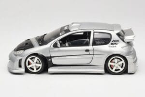 Peugeot 206 MTK Silver Solido 1:18 1817 Metall — bild 4 av 8
