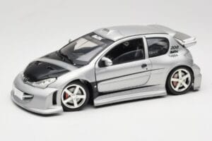 Peugeot 206 MTK Silver Solido 1:18 1817 Metall