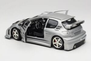 Peugeot 206 MTK Silver Solido 1:18 1817 Metall — bild 5 av 8