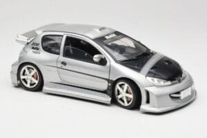 Peugeot 206 MTK Silver Solido 1:18 1817 Metall — bild 6 av 8