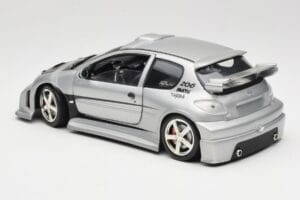 Peugeot 206 MTK Silver Solido 1:18 1817 Metall — bild 7 av 8