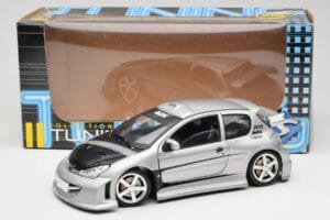 Peugeot 206 MTK Silver Solido 1:18 1817 Metall — bild 8 av 8