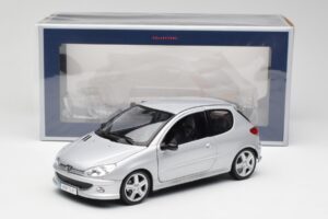 Peugeot 206 RC Aluminium Silver Norev 1:18 184726 Metall — bild 8 av 8