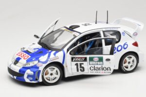 Peugeot 206 WRC #15 G. Panizzi / H. Panizzi WRC 1999 Solido 1:18 9016 Metall — bild 2 av 8