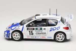Peugeot 206 WRC #15 G. Panizzi / H. Panizzi WRC 1999 Solido 1:18 9016 Metall — bild 4 av 8