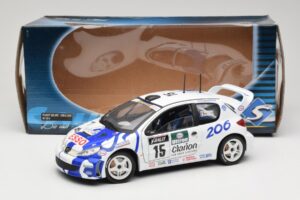 Peugeot 206 WRC #15 G. Panizzi / H. Panizzi WRC 1999 Solido 1:18 9016 Metall — bild 8 av 8