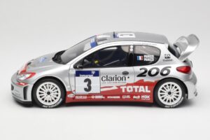 Peugeot 206 WRC #3 G. Panizzi / H. Panizzi Rally Tour de Corse 2002 Otto 1:18 OT1085 Resin — bild 3 av 6