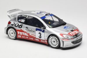 Peugeot 206 WRC #3 G. Panizzi / H. Panizzi Rally Tour de Corse 2002 Otto 1:18 OT1085 Resin — bild 4 av 6