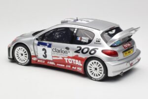 Peugeot 206 WRC #3 G. Panizzi / H. Panizzi Rally Tour de Corse 2002 Otto 1:18 OT1085 Resin — bild 5 av 6