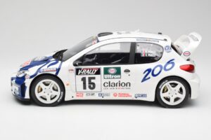 Peugeot 206 WRC G. Panizzi / H. Panizzi Tour de Corse 1999 Otto 1:12 G081 Resin — bild 3 av 6
