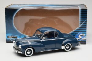 Peugeot 302 Coupe Blå Solido 1:18 8168 Metall — bild 8 av 8