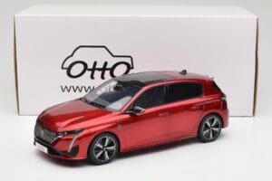 Peugeot 308 GT P5 Elixir Red Otto 1:18 OT1140 Resin — bild 6 av 6