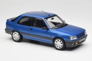 Peugeot 309 GTi16 Miami Blå Norev 1:18 184881 Metall — bild 4 av 6