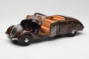 Peugeot 402 Eclipse Choklad Norev 1:18 184873 Metall — bild 2 av 12