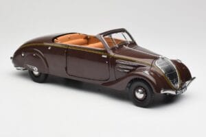 Peugeot 402 Eclipse Choklad Norev 1:18 184873 Metall — bild 11 av 12