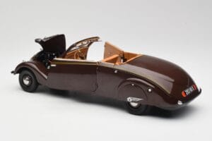 Peugeot 402 Eclipse Choklad Norev 1:18 184873 Metall — bild 8 av 12
