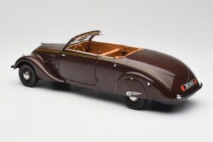 Peugeot 402 Eclipse Choklad Norev 1:18 184873 Metall — bild 9 av 12