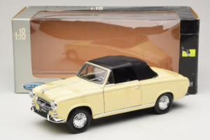 Peugeot 403 Cabriolet Beige Welly 1:18 12551HW Metall — bild 6 av 6