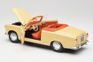 Peugeot 403 Cabriolet Sandgul Solido 1:18 8165 Metall — bild 5 av 8