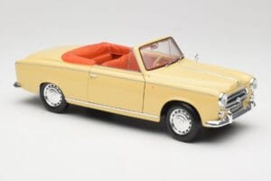 Peugeot 403 Cabriolet Sandgul Solido 1:18 8165 Metall — bild 6 av 8