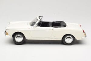 Peugeot 404 Cabriolet Vit Norev 1:18 184746 Metall — bild 4 av 8
