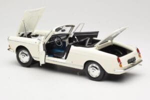 Peugeot 404 Cabriolet Vit Norev 1:18 184746 Metall — bild 5 av 8