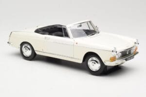 Peugeot 404 Cabriolet Vit Norev 1:18 184746 Metall — bild 6 av 8
