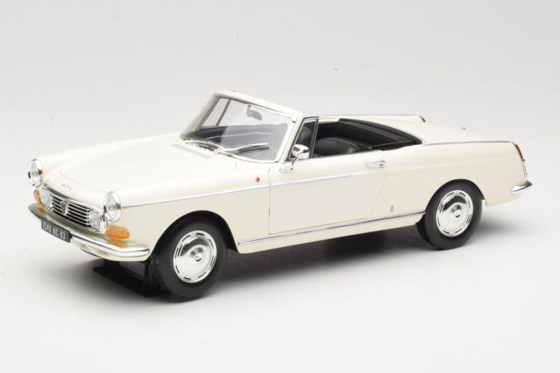 Peugeot 404 Cabriolet Vit Norev 1:18 184746 Metall