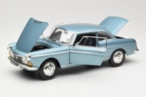 Peugeot 404 Coupe Blå Norev 1:18 184745 Metall — bild 2 av 8