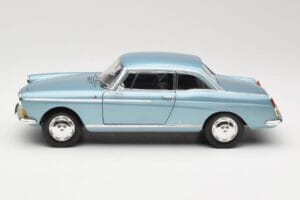 Peugeot 404 Coupe Blå Norev 1:18 184745 Metall — bild 4 av 8