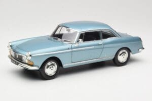 Peugeot 404 Coupe Blå Norev 1:18 184745 Metall