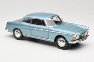 Peugeot 404 Coupe Blå Norev 1:18 184745 Metall — bild 6 av 8