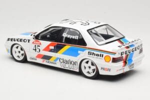 Peugeot 405 Mi16 #45 Team Peugeot Talbot Sport R. Gravett BTCC 1992 Otto 1:18 OT1141 Resin — bild 5 av 6