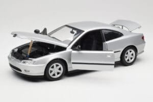 Peugeot 406 Coupe Silver Gate 1:18 01024 Metall — bild 2 av 8