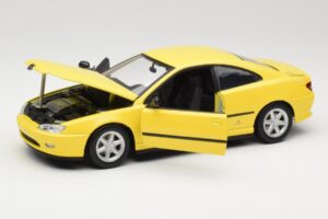 Peugeot 406 Coupe Gul Gate 1:18 01022 Metall — bild 2 av 8