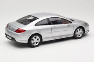 Peugeot 407 Coupe Silver Norev 1:18 184747 Metall — bild 3 av 8